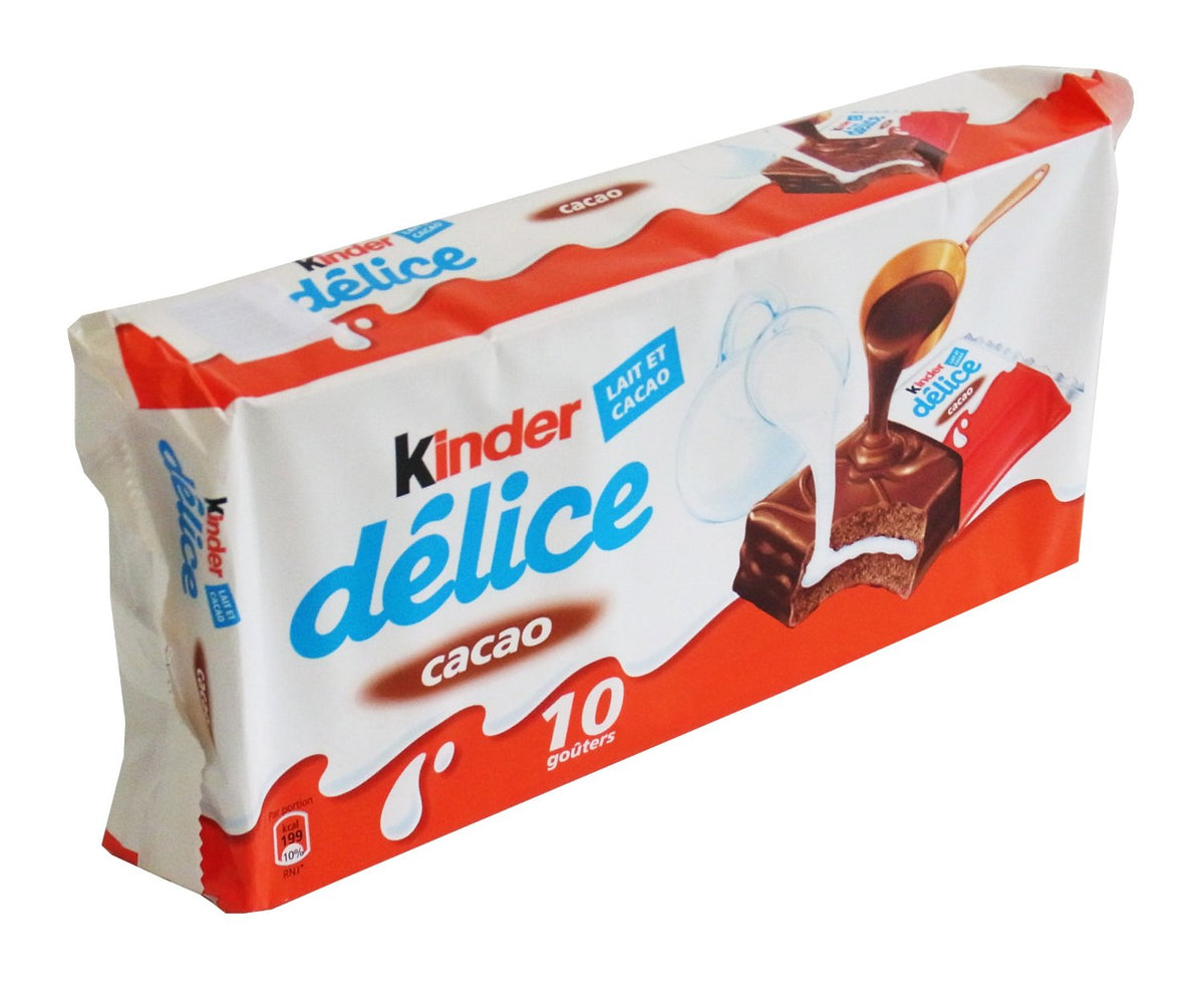 Kinder Délice chocolate cake with milk filling 390g (10pcs) – Soposopo