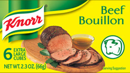 Knorr Beef Bouillon 6 Extra Large Cubes, 66g
