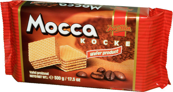 Koestlin Mocca Wafer Squares, 500g