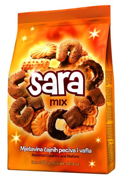 Kras Sara Mix Cookies and Wafers, 350g