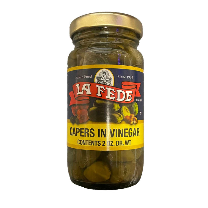 La Fede Capers in Vinegar, 2 oz Jar