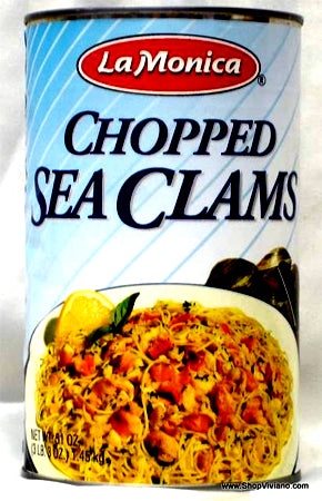 LaMonica Chopped Sea Clams 51 oz (3 lb 3 oz)