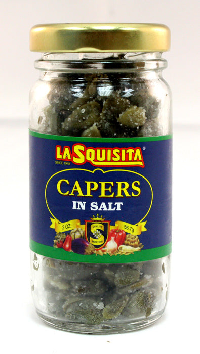 La Squisita Capers in Salt 2 oz Jar
