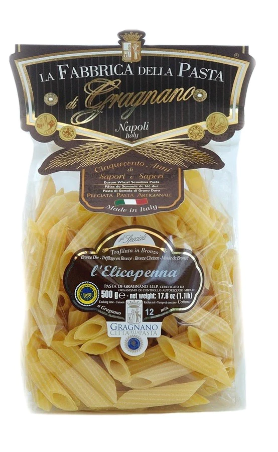 La Fabbrica Della Pasta Elicopenna, #549, 17.6 oz | 500gr