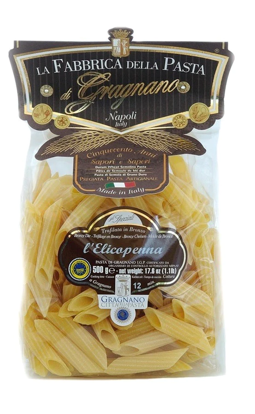 La Fabbrica Della Pasta Elicopenna, #549, 17.6 oz | 500gr