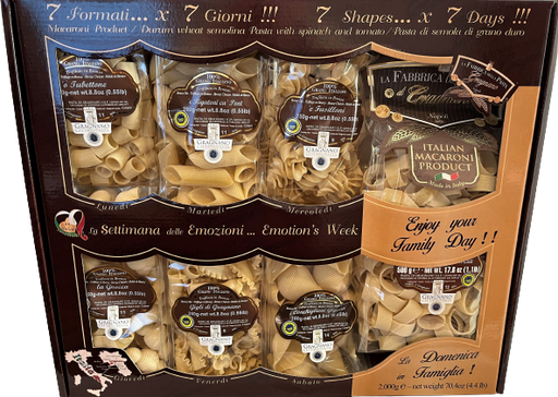 La Fabbrica Della Pasta Gift Box 7 Day Pasta Kit, #973