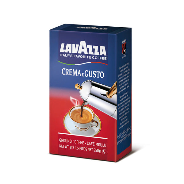 LavAzza Crema e Gusto Coffee, Classico Ground, - 8.8 oz vacuum pack