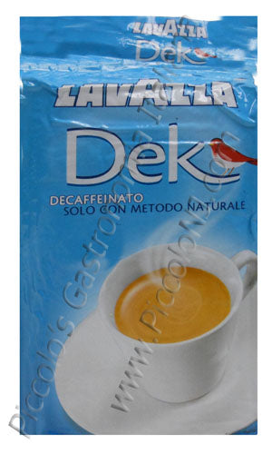 LavAzza Dek Decaf Espresso (Ground), - 8.8 oz vacuum pack