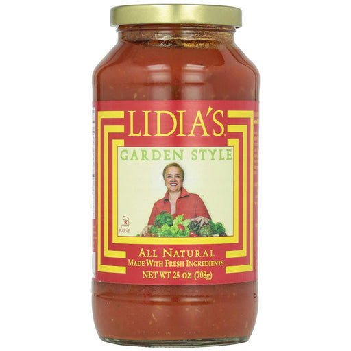 Lidia's Garden Style Sauce, 25 oz