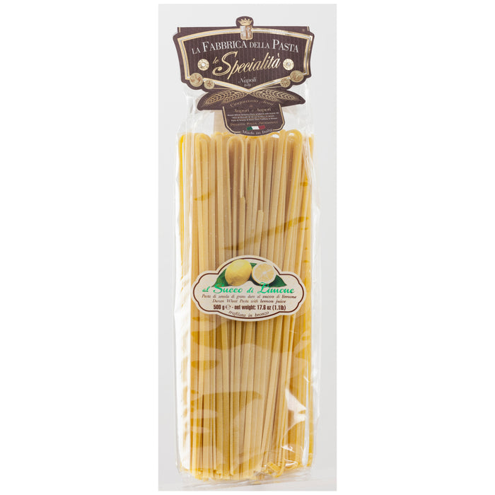La Fabbrica Della Pasta Linguine Lemon Flavor Pasta, #L516, 17.6 oz | 500gr