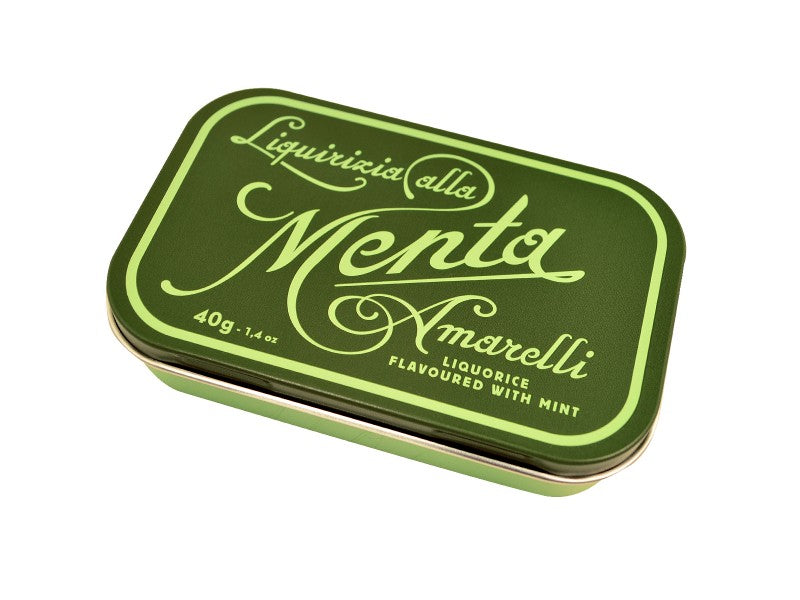 Liquirizia Amarelli Menta Favette 40 g Tin