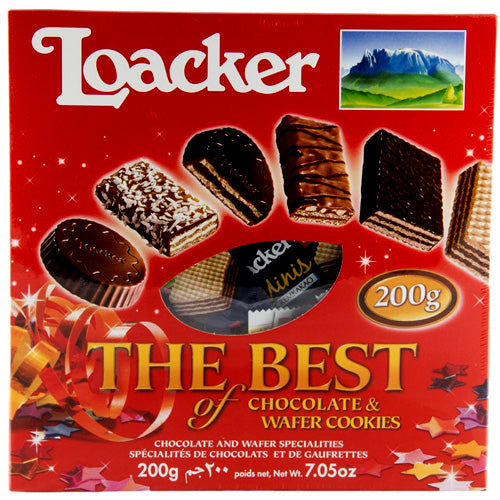 Loacker The Best of Chocolate & Wafer Cookies, 200g — Piccolo's