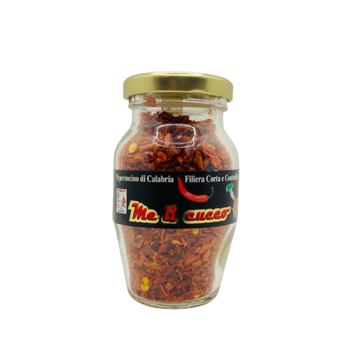 Lombardo Calabrian Hot Chilli Pepper, Crushed in Glass Jar, 1.8 oz | 50g