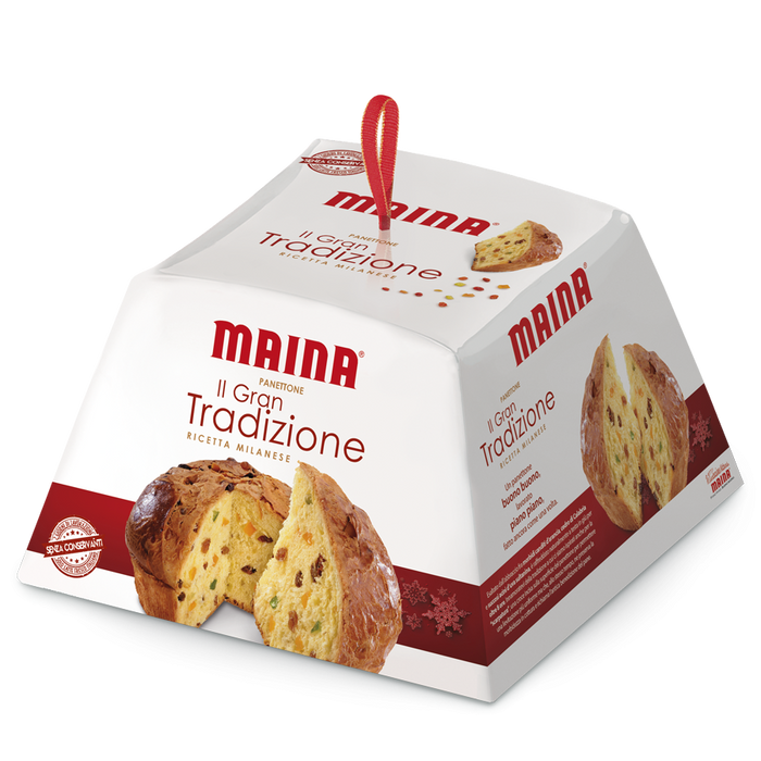 Maina il Gran Panettone Milanese, Traditional Italian Cake, 35.25 oz | 1kg
