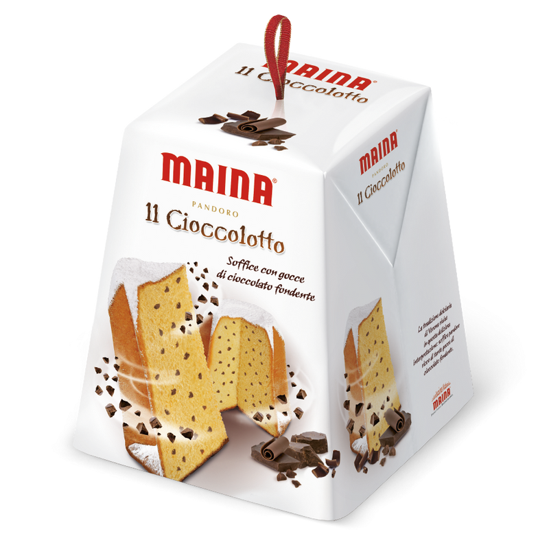 Maina Pandoro With Dark Chocolate Chips, il Cioccolotto, 26.45 oz | 750g