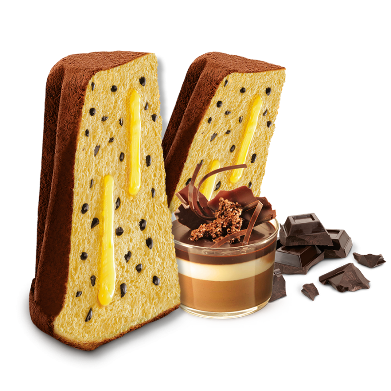 Maina Pandoro With Vanilla Bavarian Cream and Chocolate Drops, 26.45 oz | 750g