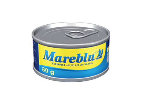 Mareblu Tuna in Olive Oil, 80g can