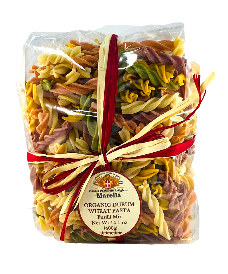 Marella Fusilli Mix Organic Pasta from Italy, 14.1 oz