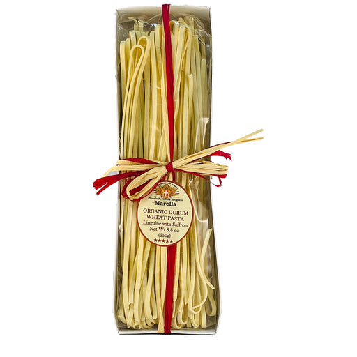 Marella Linguine With Saffron, Organic Pasta from Italy, 8.8 oz