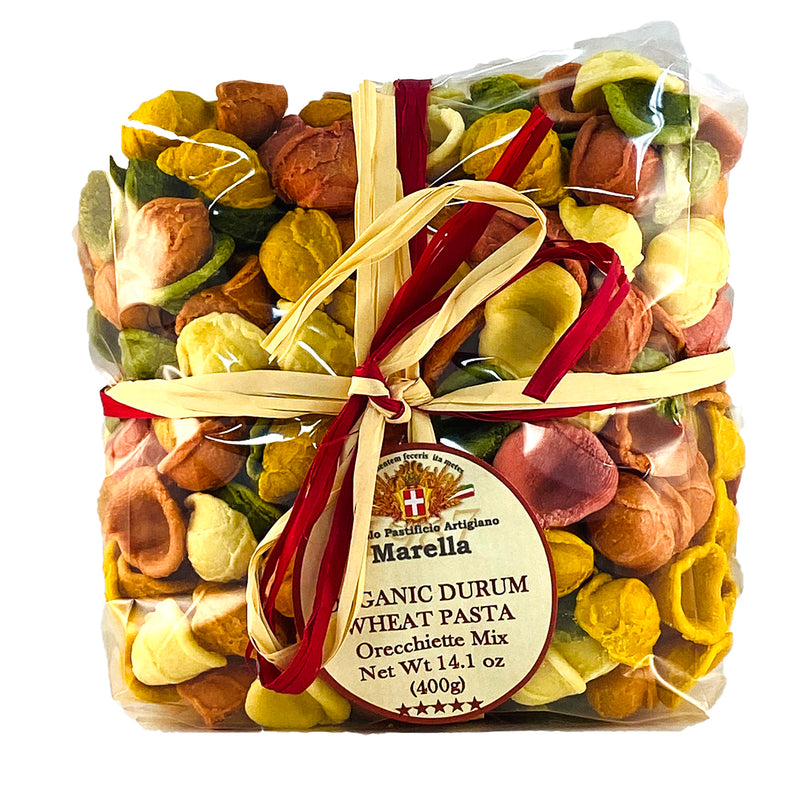 Marella Orecchiette Mix, Organic Pasta from Italy, 14.1 oz