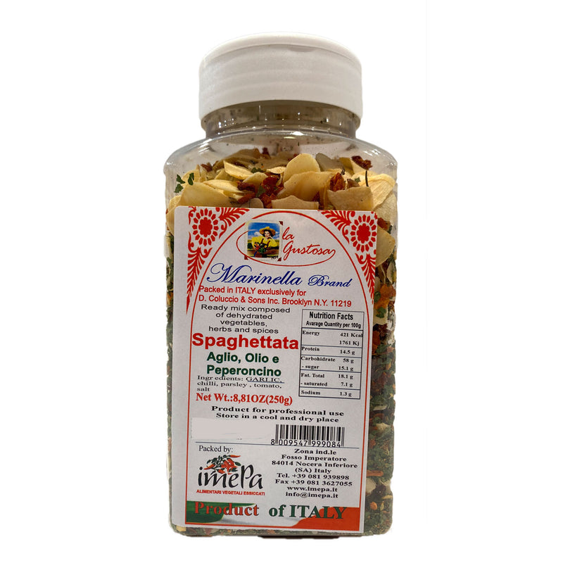 Marinella Spaghettata alla Aglio, Olio e Peperoncino, Ready Mix, 8.8 oz | 250g