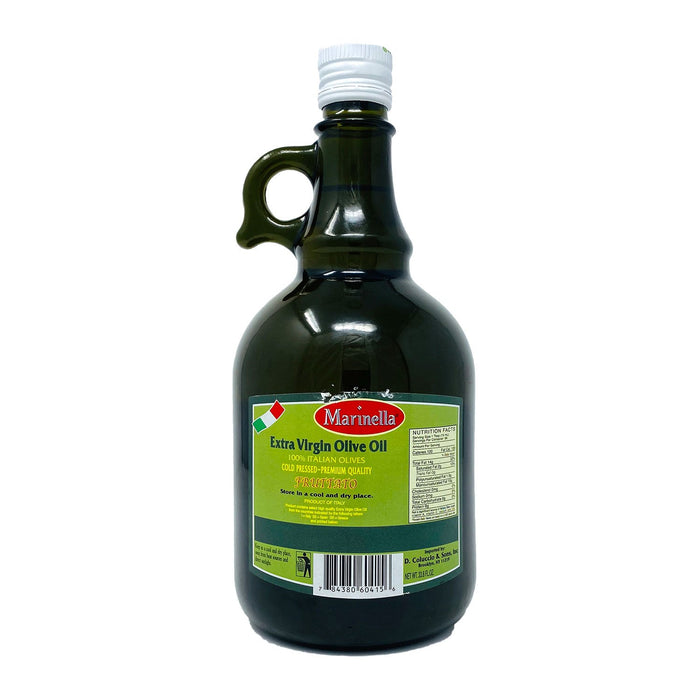 Marinella Extra Virgin Olive Oil 100% Italian Olives, Fruttato, 34 fl oz | 1 Liter