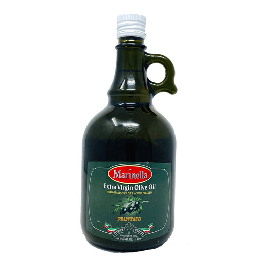 Marinella Extra Virgin Olive Oil 100% Italian Olives, Fruttato, 34 fl oz | 1 Liter