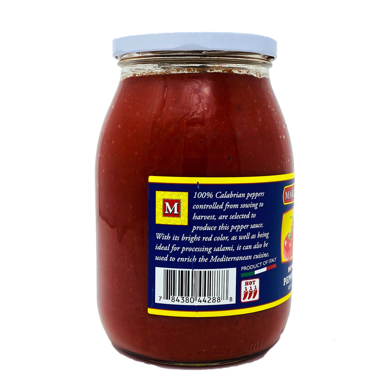 Maruzella 100% Calabrian HOT Pepper Sauce, 35 oz | 1000g