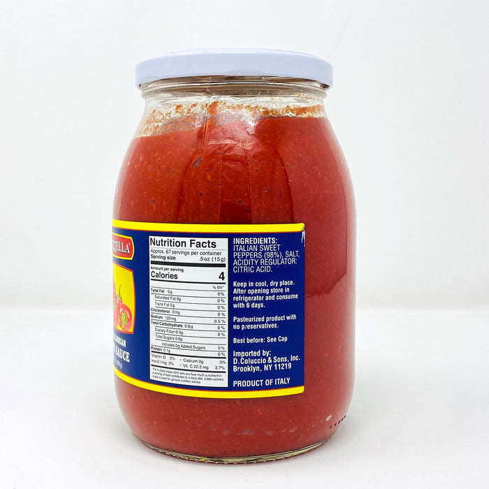 Maruzella 100% Calabrian Sweet Pepper Sauce, 35 oz | 1000g