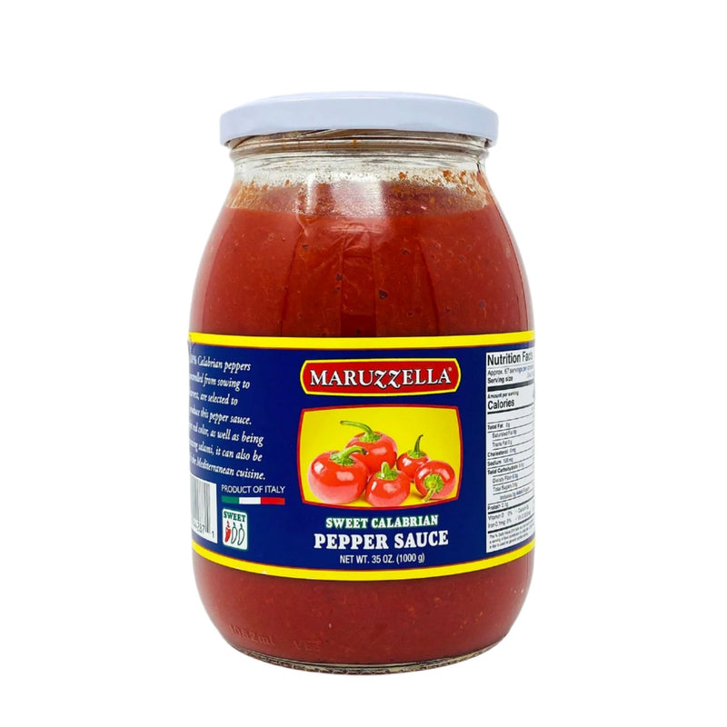 Maruzella 100% Calabrian Sweet Pepper Sauce, 35 oz | 1000g