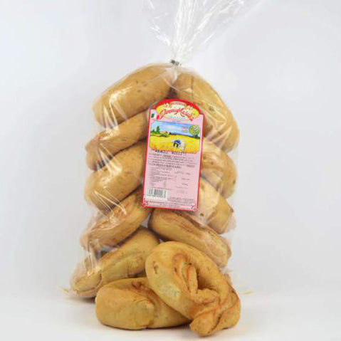Mascolo Biscottificio Whole Wheat Taralli, 28 oz  | 800gr