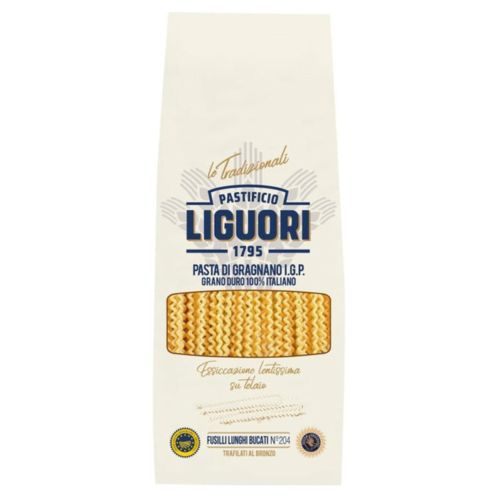 Liguori Fusilli Lunghi Bucati Pasta Di Gragnno I.G.P., 1.1 lb | 500g