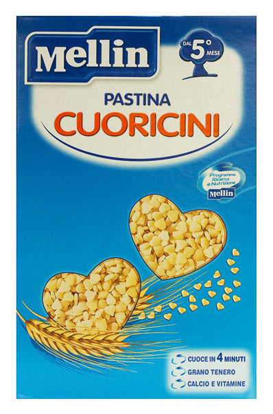 Mellin Pastina Cuoricini, 320g — Piccolo's Gastronomia Italiana