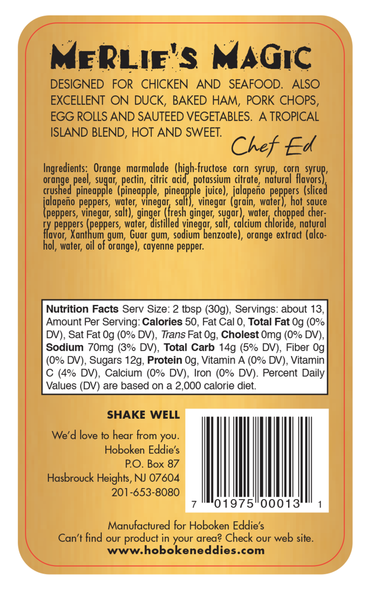 Hoboken Eddie's Merlie's Magic, 14 oz