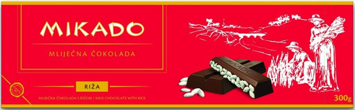 Mikado Milk Chocolate with Puffed Rice Bar, 300g