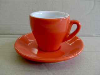 Set of 2 Vintage Lavazza Espresso Cups With Saucers, Made in Italy 