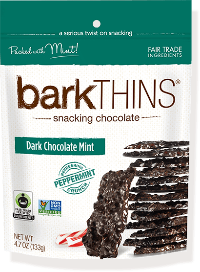 barkTHINS Snacking Dark Chocolate, Mint, 4.7 Ounce