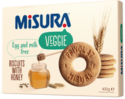 Misura Egg and Milk Free Biscuits with Honey, 400g