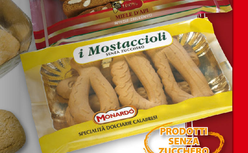 Monardo i Mostaccioli No Sugar Added, 350g