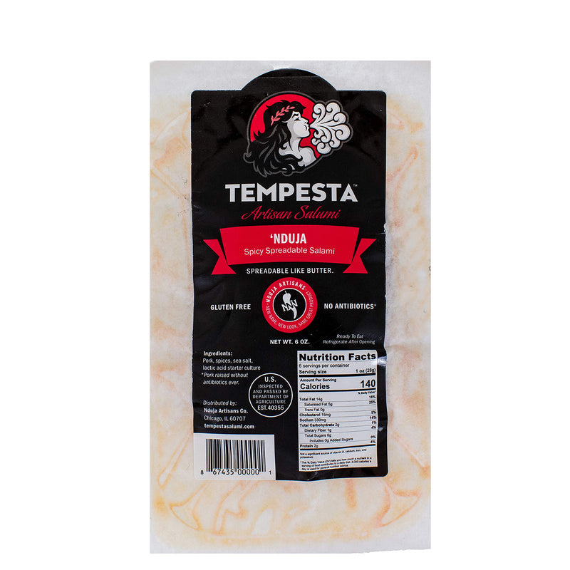 Tempesta Artisan Nduja, 6 oz