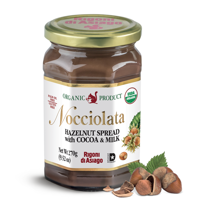 Rigoni di Asiago Nocciolata, Organic Hazelnut Spread, 9.52 oz | 270g