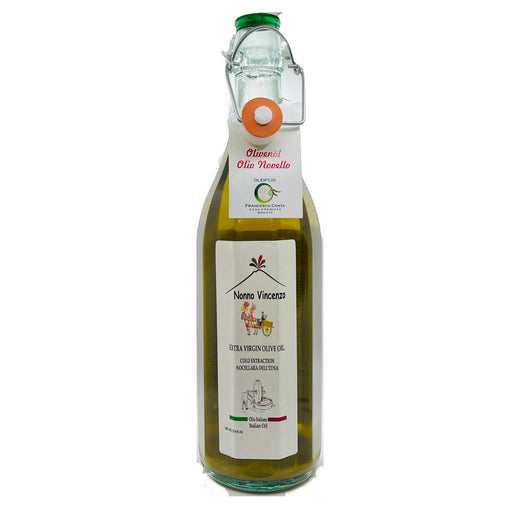 Nonno Vincenzo Extra Virgin Olive Oil, 100% Italian, 33.8 FL. OZ | 1 Liter