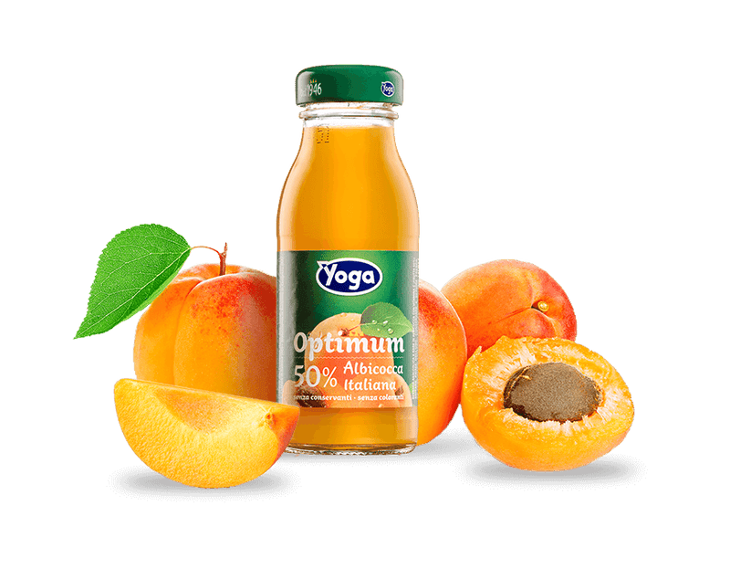Yoga Optimum 50% Apricot, 6 x 125 ml