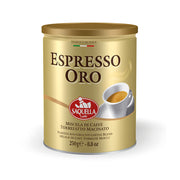 Saquella Caffe Bar Italia Espresso Oro Tin, 8.8 oz | 250g