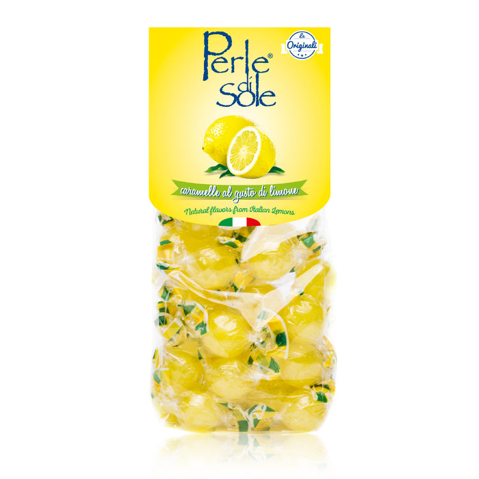 Perle di Sole Amalfi Lemon Drops Hard Candies, 7.05 oz. Bag
