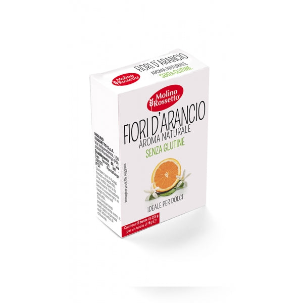 Molino Rossetto Orange Flower Extract, Gluten Free, 2 x 2.5g Box