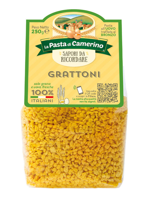 La Pasta di Camerino Grattoni Egg Pasta, Bronze Die, 8.8 oz | 250g