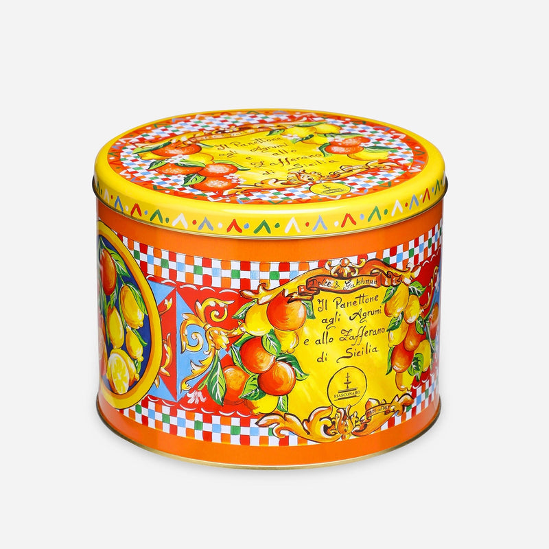 Fiasconaro Dolce & Gabbana Sicilian PANETTONE Citrus Fruits and Saffron, 17.6 oz | 500g