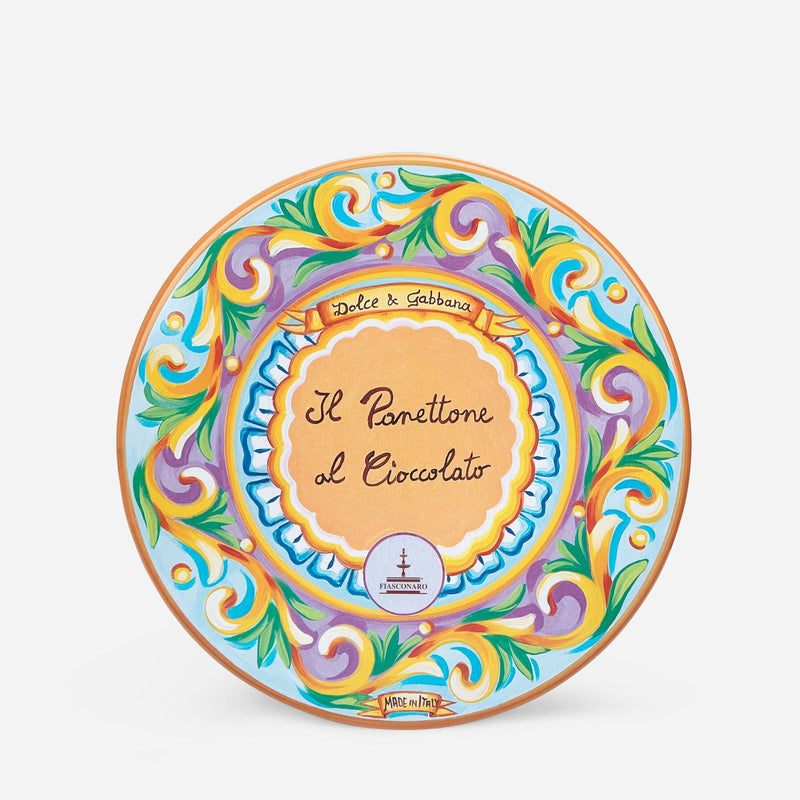 Fiasconaro Dolce & Gabbana PANETTONE with Chocolate IN Round TIN, 35.3 oz