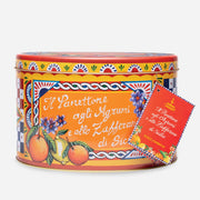 Fiasconaro Dolce & Gabbana Sicilian PANETTONE IN Round TIN, 35.3 oz